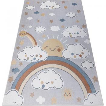 Tapis Rugsx 8437 Des Nuages Gris Clair 80x150 cm