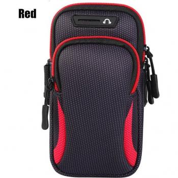 Ademend Mesh Sport Armband voor Mobiele Telefoons tot 6,53 Inch met Waterdichte Tas