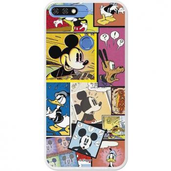 Custodia Disney Mickey Comic per Huawei Y7 2018