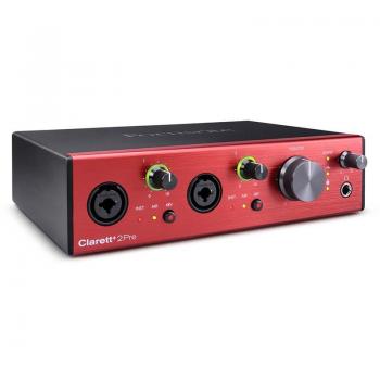 Interface Clarett+ 2Pre da Focusrite