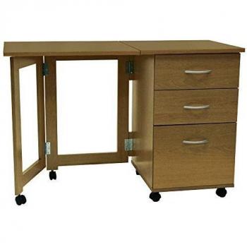 3 Drawer Folding Office Storage Filing Desk/Workstation