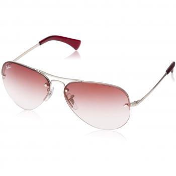 Ray-Ban Men's 91280T Shades, Grey (Silver), 59