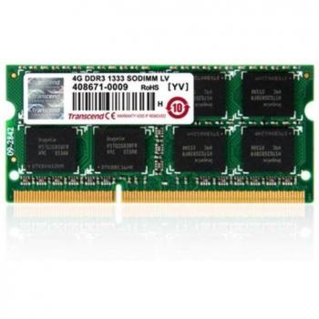Transcend DDR3 2 Go SO‑DIMM 204 broches, 1600 MHz (non ECC, sans tampon)