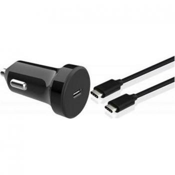 Chargeur Voiture Bigben 18W avec Câble USB-C Noir