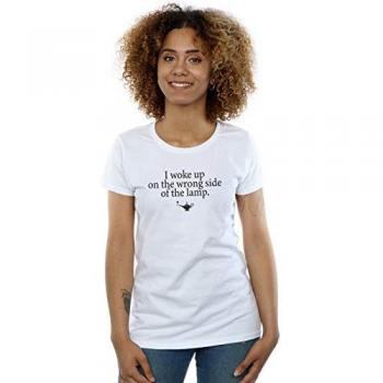 Disney Wrong Side of the Lamp Women’s T‑Shirt – Light White, Small