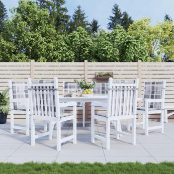 Cojín Decorativo de Asiento para Silla de Jardín Respaldo Bajo, Pack de 6 Unidades
