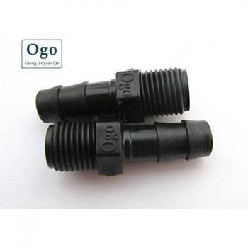 OGO Schwarz NPT 1/4 X 3/8 Verbindungselement