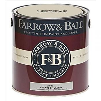 Farrow & Ball Shadow White Estate Paint 2.5 Litres