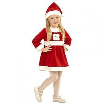 Kleines Miss Santa Rot‑Weiß Outfit (1–2 Jahre, Größe 98)
