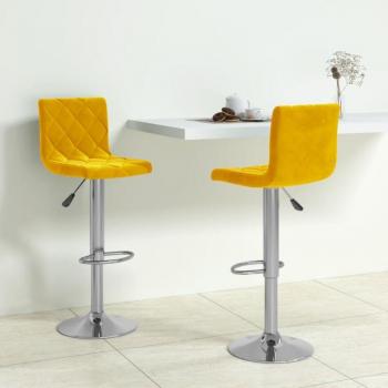 Furniture Limited Prolenta 2 Taburetes de Cocina Terciopelo