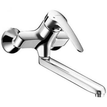Robinet Méca Chromé Lavabo Murale 7832369