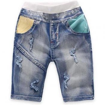 Pantalones Cortos de Algodón a la Rodilla para Niños