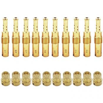 PWK Keihin OKO CVK Carburetor 20 Jet Set (10 Slow/Pilot + 10 Main)