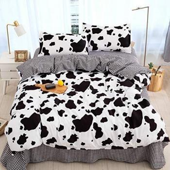Kids’ Cow Print Duvet Cover 135x200cm
