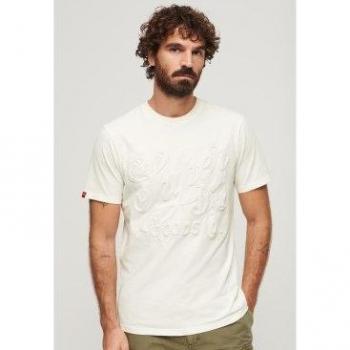 Superdry Embossed Archive Graphic Short Sleeve Tee Winter White Male 2XL