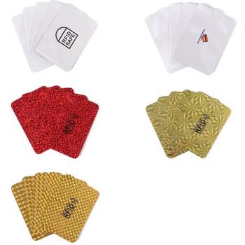 5PCS Aluminium Foil Anti-Theft RFID Card Sleeves
