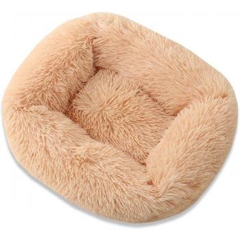 Cozy Rectangle Pet Kennel Bed for Dogs and Cats