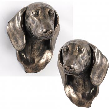 Figurine de Teckel à poil dur, buste suspendu, objet de décoration pour fans de chiens par Art-Dog