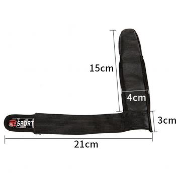 Dedo de Pesca Protector Cómodo Negro