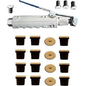 Pistolet de sablage avec gâchette pour sableuse mobile + 20 buses en céramique (noires)