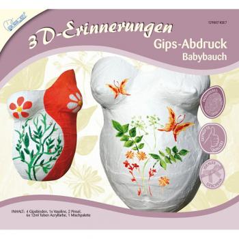Mammut Gips-Abdruck Babybauchset