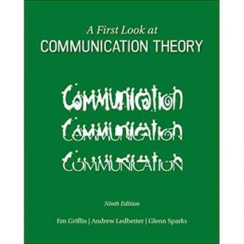 A First Look at Communication Theory by McGraw-Hill Publishing Company