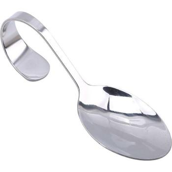 Cuchara de postre de acero inoxidable