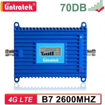 Lintratek 70dB LTE 4G Signal Amplifier B7 2600MHz