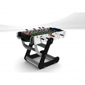 Riley Foldable VR-90 4ft Indoor Outdoor Soccer Game Table, White