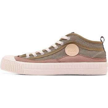Duuo Col Cover Sneaker grün-braun/pastellrot