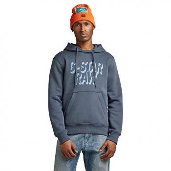 XL G‑Star Retro Shadow Hoodie – Male, Blue