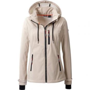 Dekorah Peak V Softshelljacke für Damen – abnehmbare Kapuze, Größe 40/42 (M)