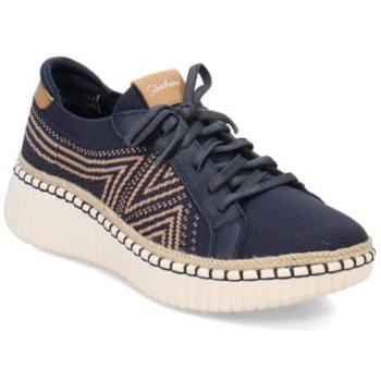 Debenhams Wilshire Blvd Bellevue Two-Tone Knit Lace Slip-On, Navy