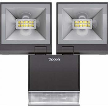 Projecteur extérieur LED 2x10W 4000K avec détecteur