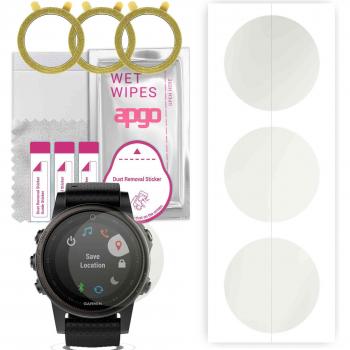 Cubierta de Pantalla Hidrogel APGO MATTE, Instalación Fácil – Garmin Fenix 5S