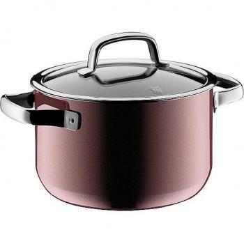 WMF 16cm Two‑Handed Fusion Casserole – Rose Quartz, Non‑Stick, Tech Mineral High RQ, IH & Gas (W051710529