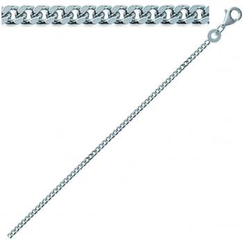 Cadena de Plata Rodiada 1.7 mm 60 cm