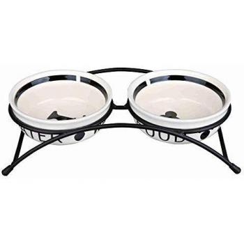 Trixie Elevated Feeding Stand with Bowls