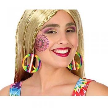 Pendientes Neón Años 60 Estilo Hippie