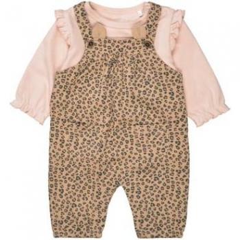 STACCATO Strampler und Shirt-Set in weichem Camel-Design