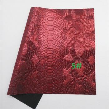 Tela sintética de imitación de serpiente, tamaño A4, 21x29cm, para lazos, GM496A
