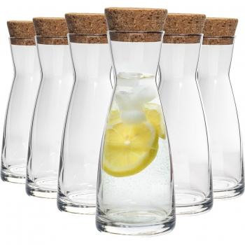 Ypsilon Carafes with Cork Lids