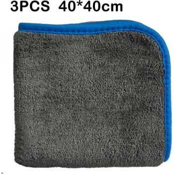 Thick Microfiber Car Cleaning Towel 40x60CM 1200GSM