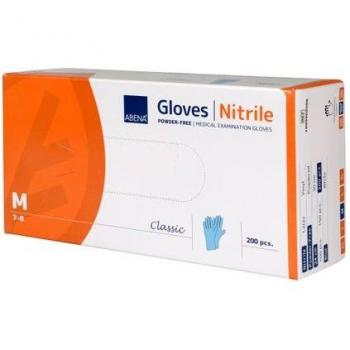 Gants nitrile couleur marine Abena – M – paquet 200