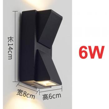 OuuZuu Nordic LED Wall Light – Waterproof, Indoor/Outdoor Sconce Lamp (3W / 5W / 6W / 10W)
