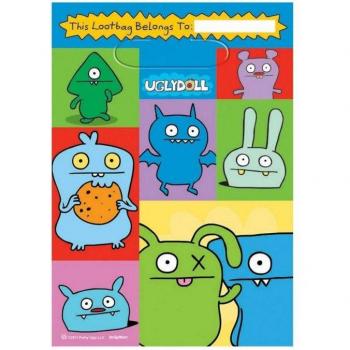Ugly Dolls Character Tote Bags (Set of 6) Black