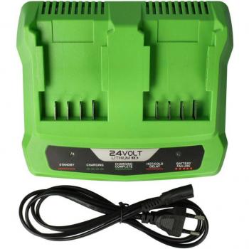 Chargeur Li‑Ion Double VHBW – Greenworks 21342 & 2200107