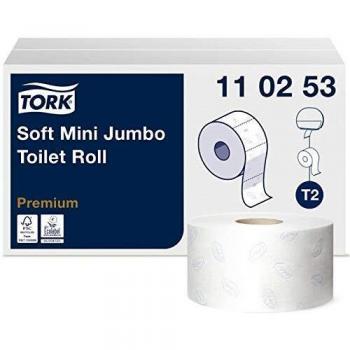 Tork 2-lagiges Toilettenpapier, Minirollen, 170 m