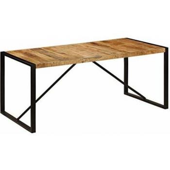 Table à dîner en bois de manguier 180x90 cm