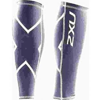 2XU Calf Compression Sleeves, Unisex, Size S, White